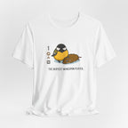 Wingspan Birdwatching graphic tee in Soft Cream, front print design