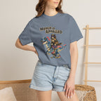 Mongo Is Appalled graphic tee in Pepper, front print design