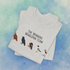 Wingspan Bird Lover graphic tee in Turquoise, front print design