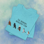 Wingspan Bird Lover graphic tee in Heather Peach, front print design