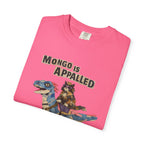 Mongo Is Appalled graphic tee in Terracotta, front print design