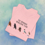 Wingspan Bird Lover graphic tee in Pink, front print design