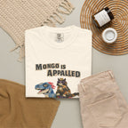 Mongo Is Appalled graphic tee in Red, front print design