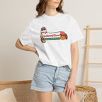 Princess Donut graphic tee in Light Green, front print design