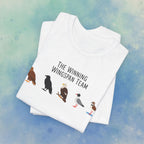 Wingspan Bird Lover graphic tee in Silver, front print design