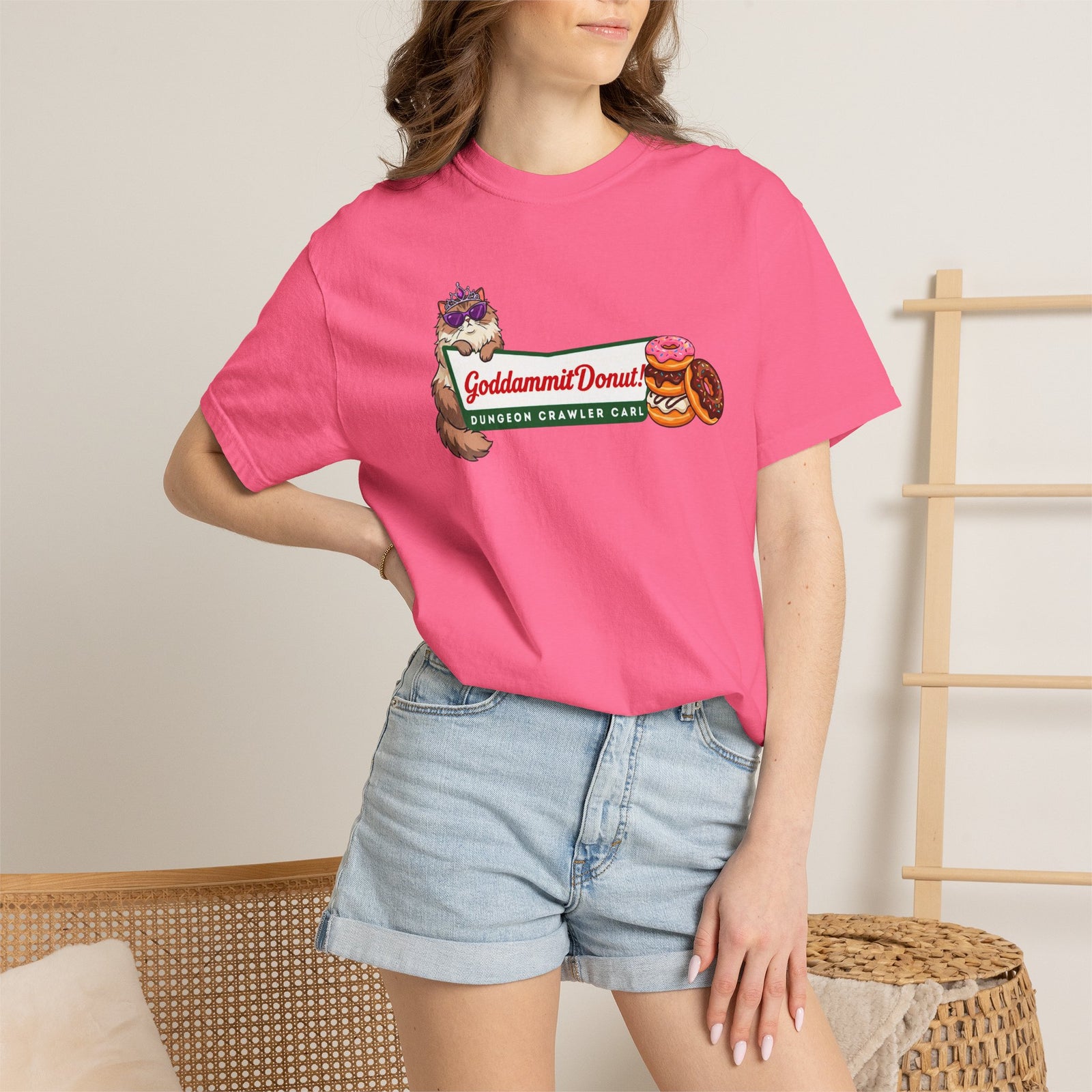 Princess Donut Shirt — Dungeon Crawler Carl Fan Tee | Goddammit Donut LitRPG Gift