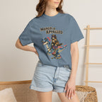 Mongo Is Appalled graphic tee in Navy, front print design