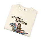 Mongo Is Appalled graphic tee in Light Green, front print design