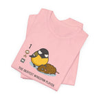 Wingspan Birdwatching graphic tee in Silver, front print design