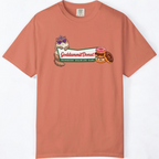 Princess Donut graphic tee in Ice Blue, front print design