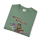 Mongo Is Appalled graphic tee in Berry, front print design