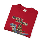 Mongo Is Appalled graphic tee in Berry, front print design