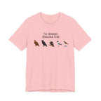 Wingspan Bird Lover graphic tee in Soft Cream, front print design