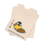 Wingspan Birdwatching graphic tee in Mustard, front print design