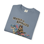 Mongo Is Appalled graphic tee in Light Green, front print design