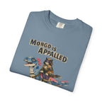 Mongo Is Appalled graphic tee in Violet, front print design