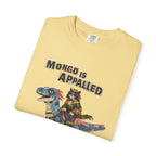 Mongo Is Appalled graphic tee in Terracotta, front print design