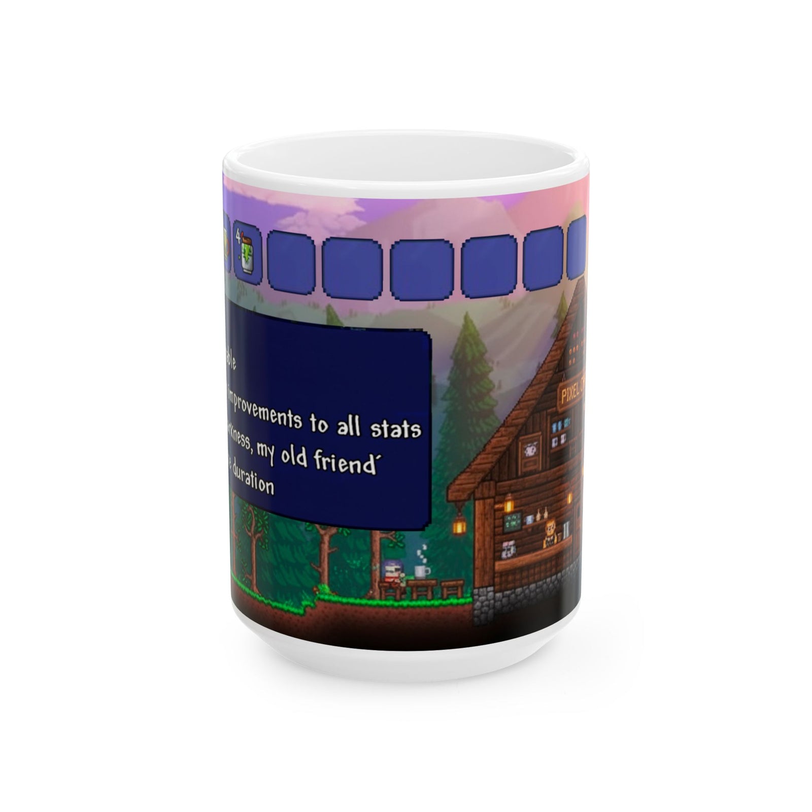 Terraria Mug — Pixel Art Coffee Cup Gift for Gamers | 11oz & 15oz