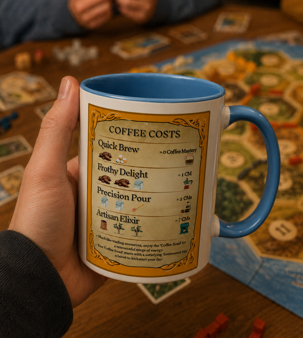 Catan Coffee Mug — Funny Settlers of Catan Gift for Board Games fans | 11oz & 15oz