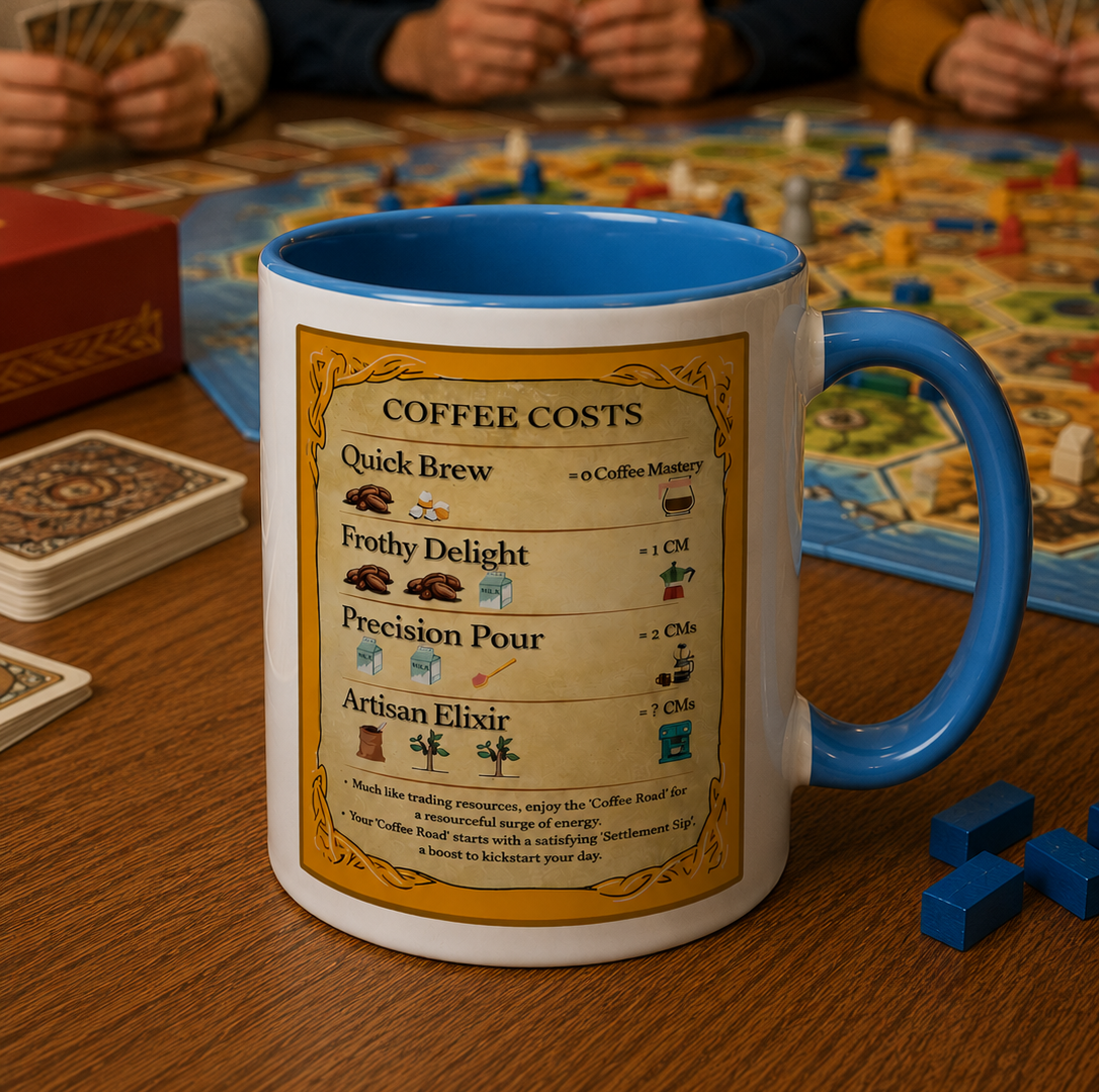 Catan Coffee Mug — Funny Settlers of Catan Gift for Board Games fans | 11oz & 15oz