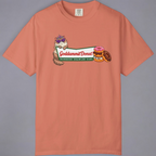 Princess Donut graphic tee in Denim, front print design