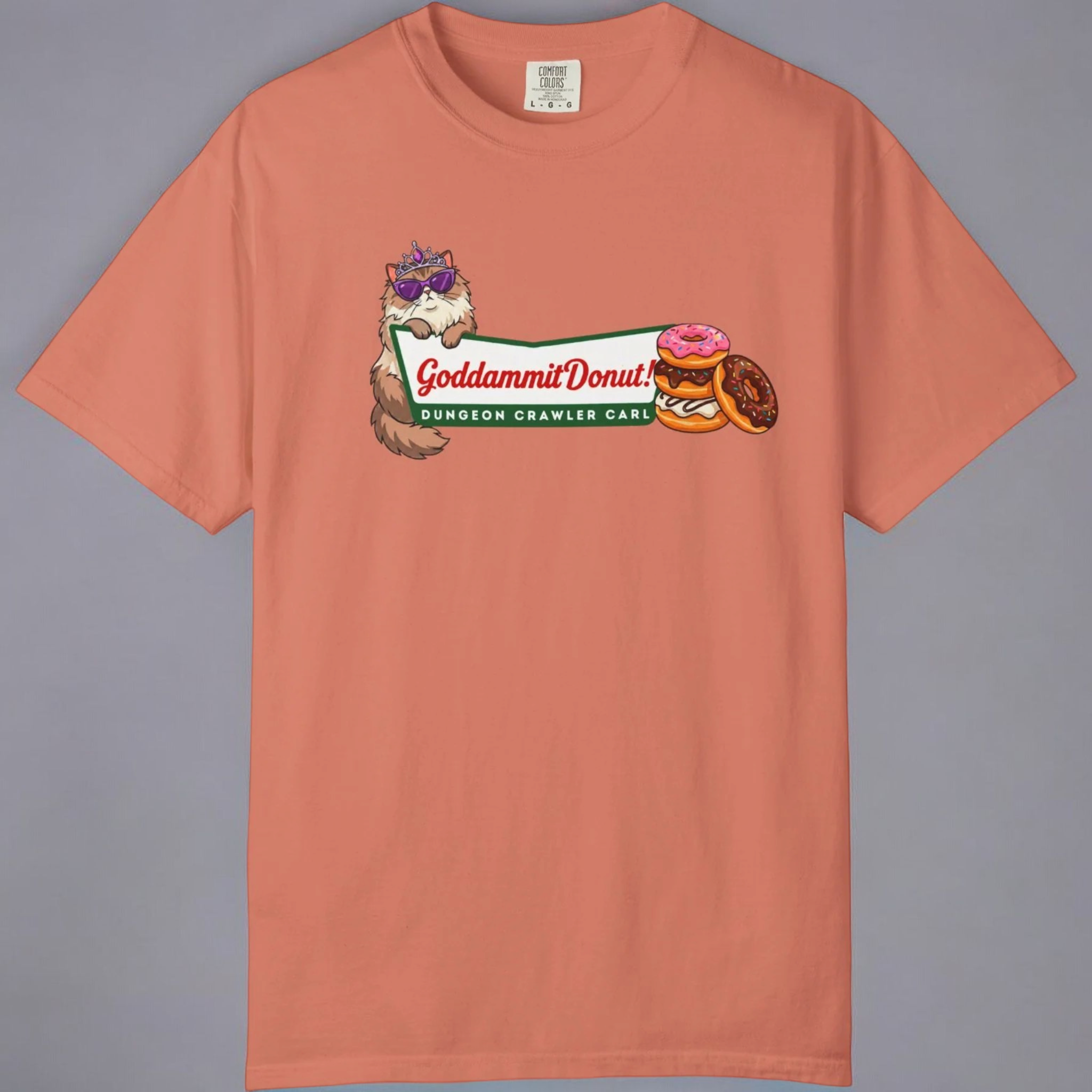 Princess Donut Shirt — Dungeon Crawler Carl Fan Tee | Goddammit Donut LitRPG Gift